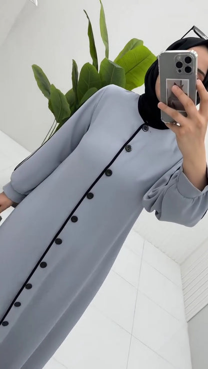 Abaya élégante au style turc moderne