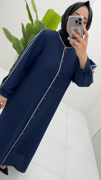 Abaya élégante au style turc moderne